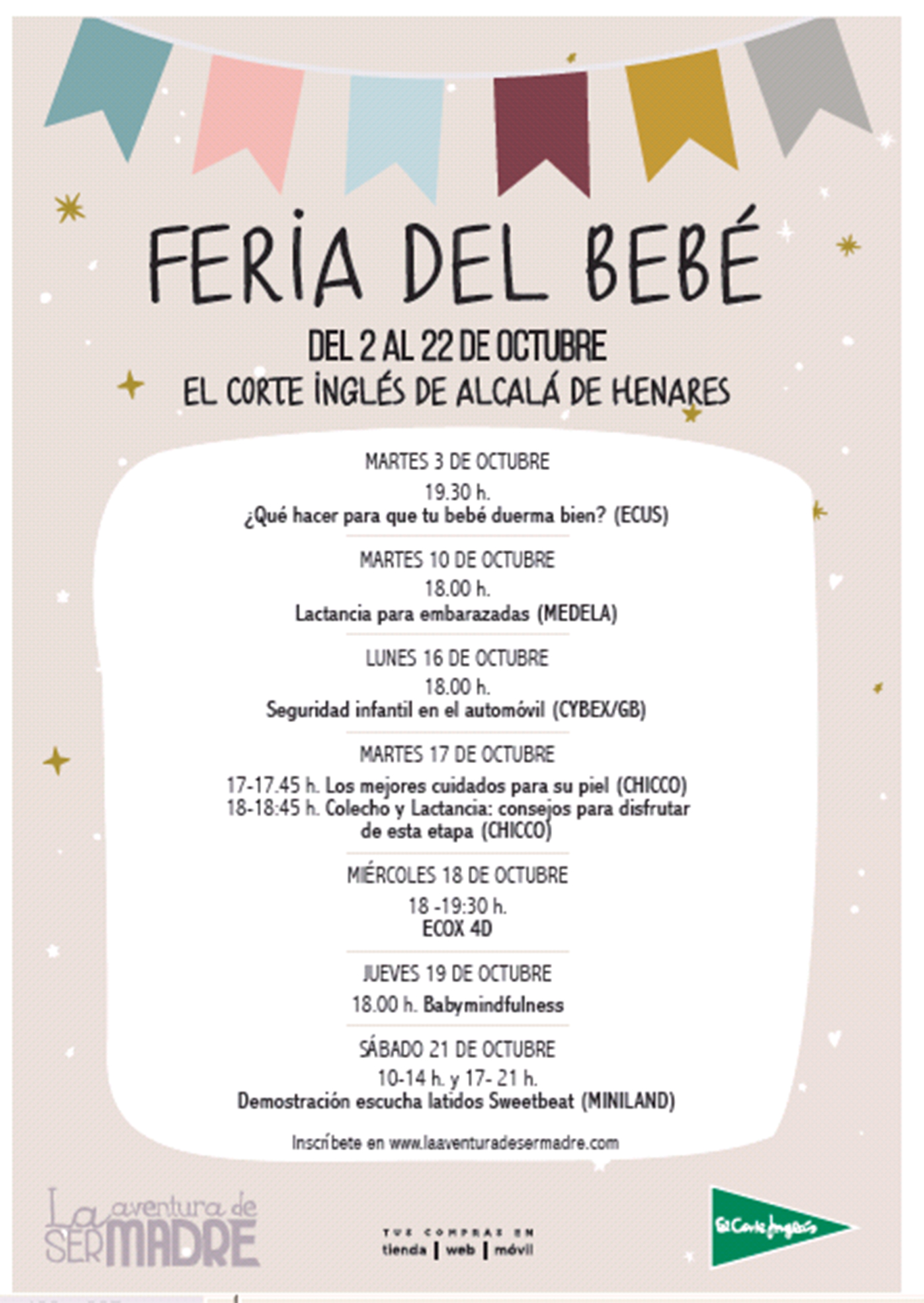 Feria Bebé de El Corte Inglés Alcalá de Henares - Dream Alcalá