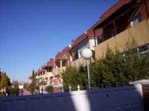 Vivienda adosadas en el barrio de El Ensanche