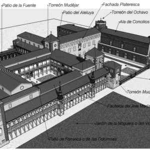 Recreación del desaparecido Palacio Arzobispal (Dibujo de Abraham Consuegra Gandullo)