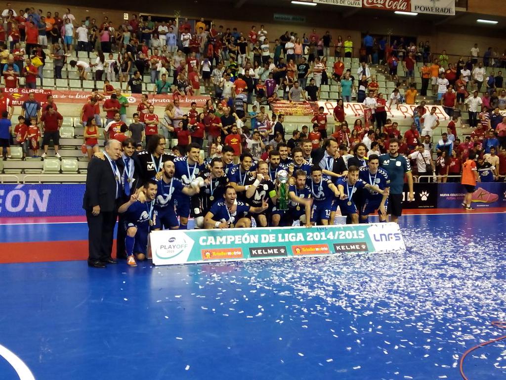 Inter Movistar  campeón de la Liga Nacional de Futbol Sala 2015