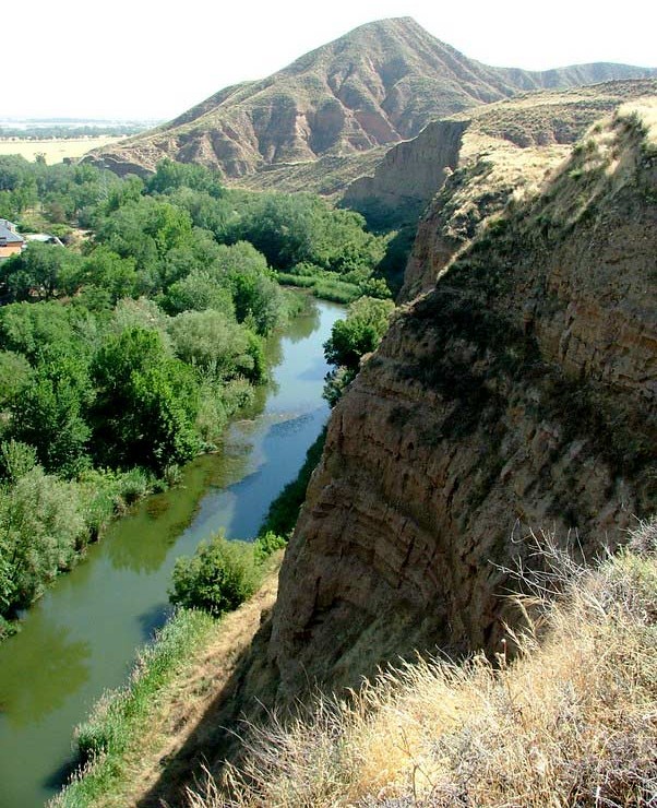 Vista río Henares desde el parque de Los Cerros de Alcalá