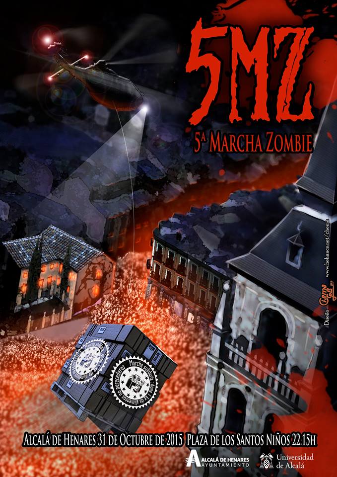 5 Marcha Zombie de Alcalá de Henares cartel