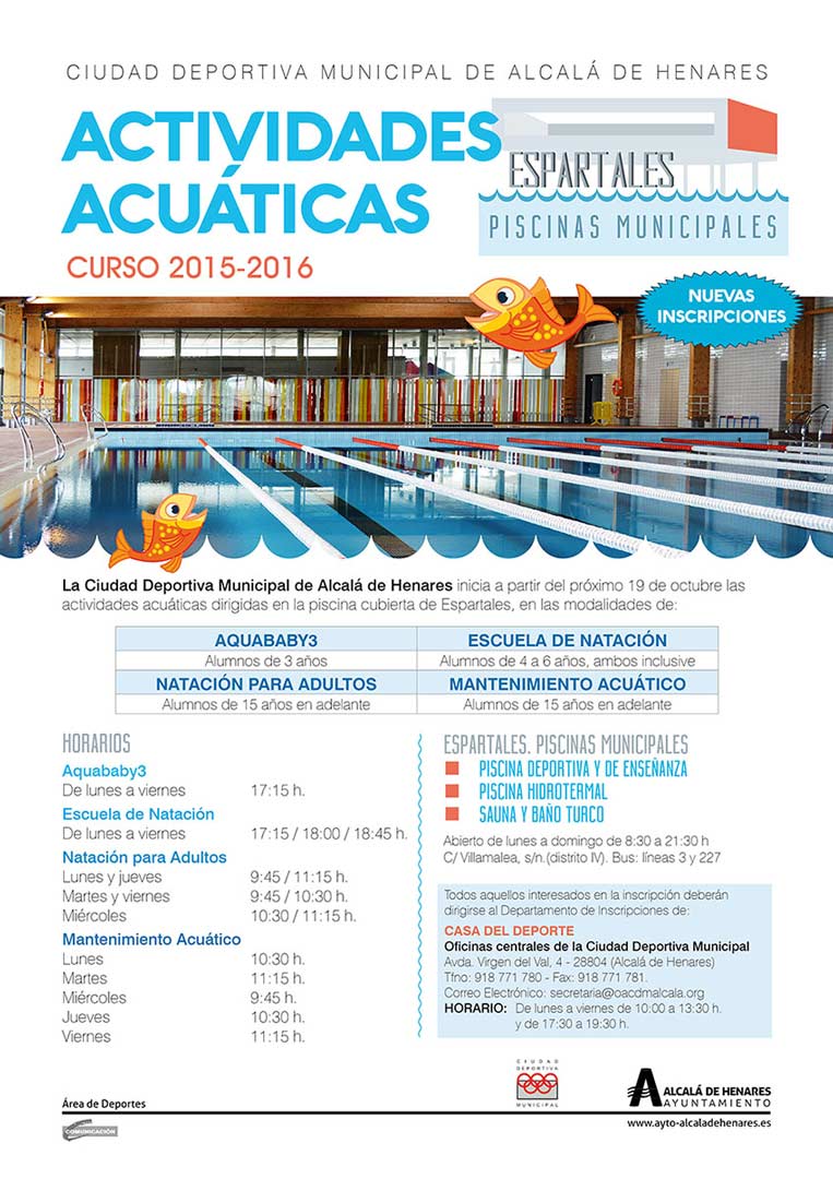 Actividades-acuáticas-en-la-Ciudad-Deportiva-de-Espartales-Cartel