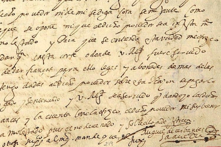 Detalle_manuscrito_Cervantes