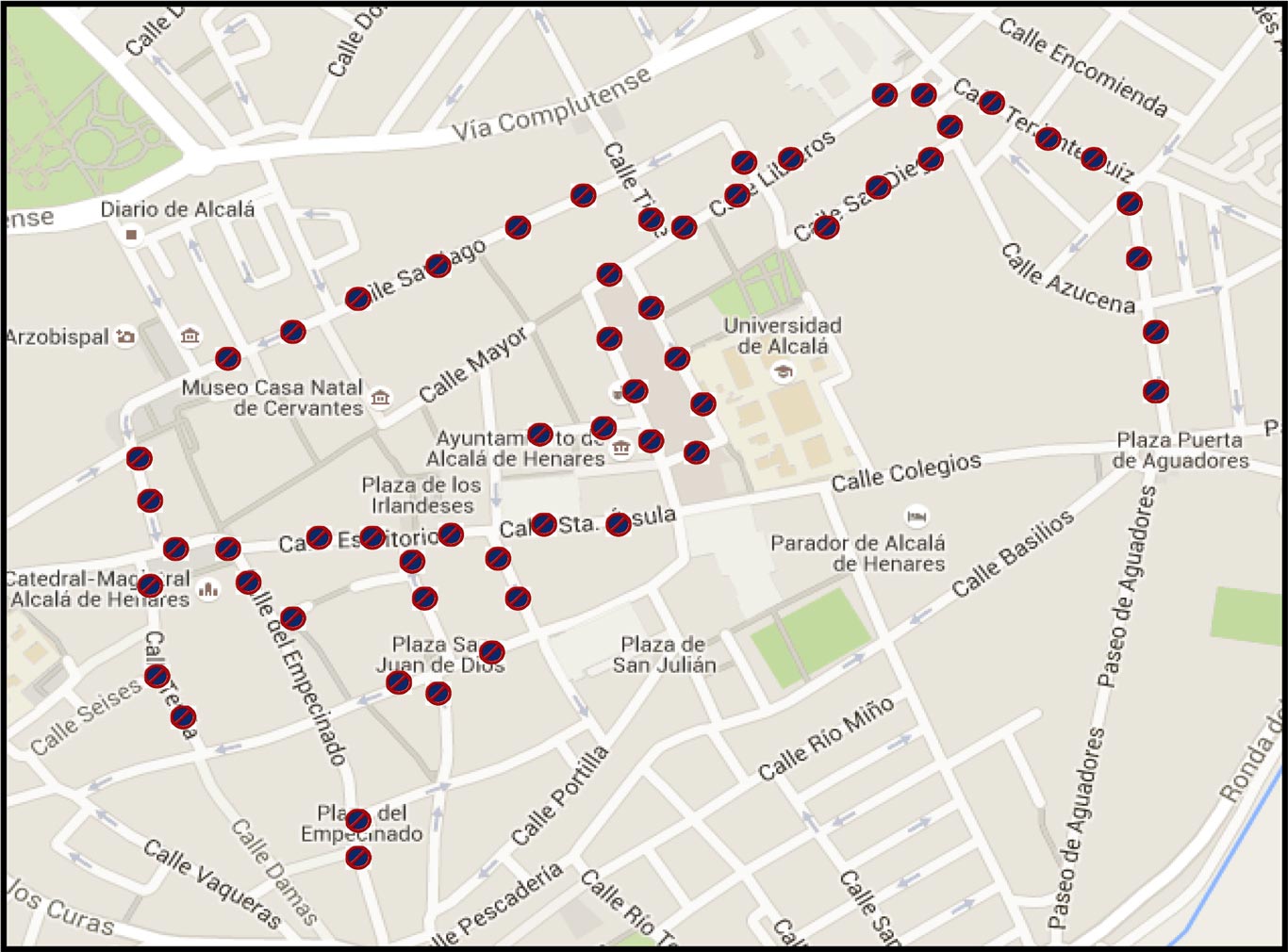 Restricciones aparcamiento Semana Santa 2016