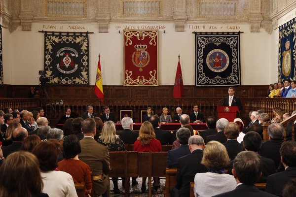 Palabras del Rey tras entregar el Premio Cervantes a Fernando del Paso (1)