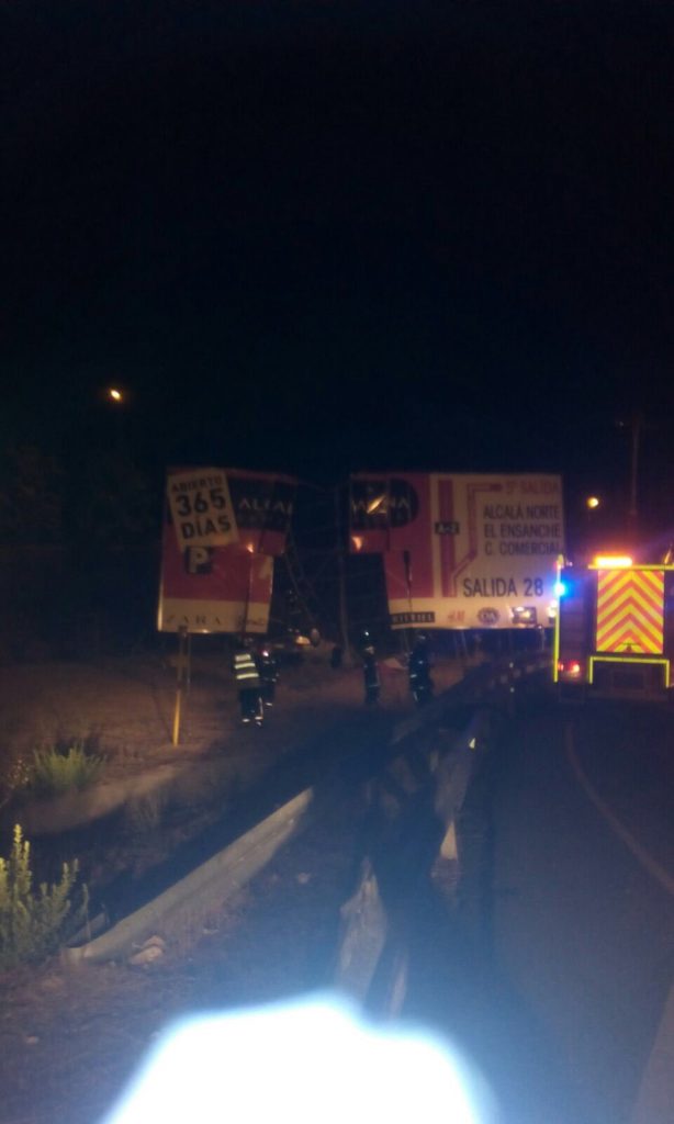 Accidente Via servicio Alcalá (2)