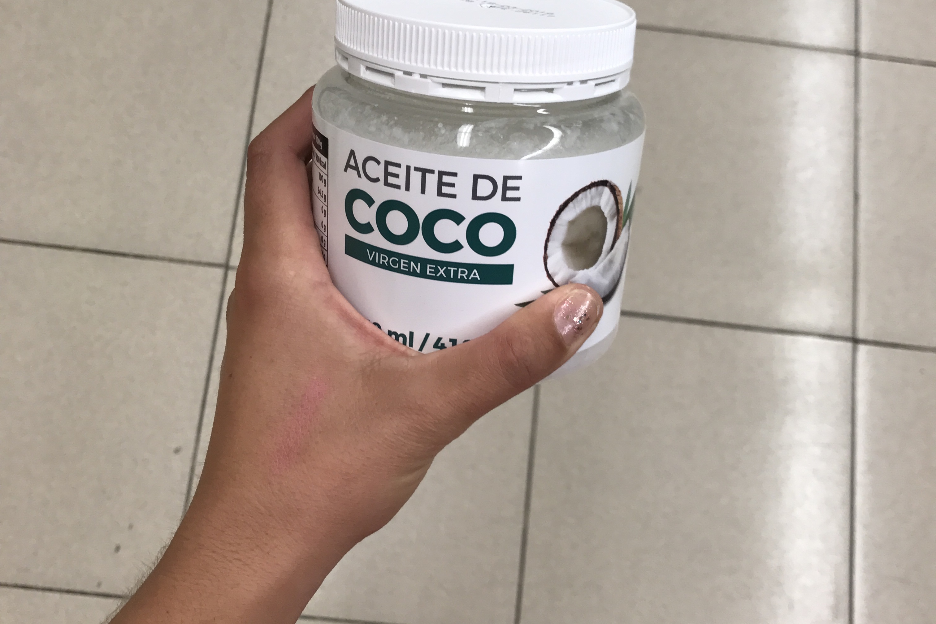 aceite de coco en Mercadona