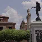 Plaza de Cervantes - Estatua de Cervantes