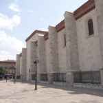 Catedral Magistral de Alcalá de Henares - Detalle desde la plaza de los santos Niños