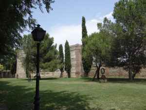Walled enclosure