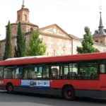 Autobús en la Plaza de Cervantes