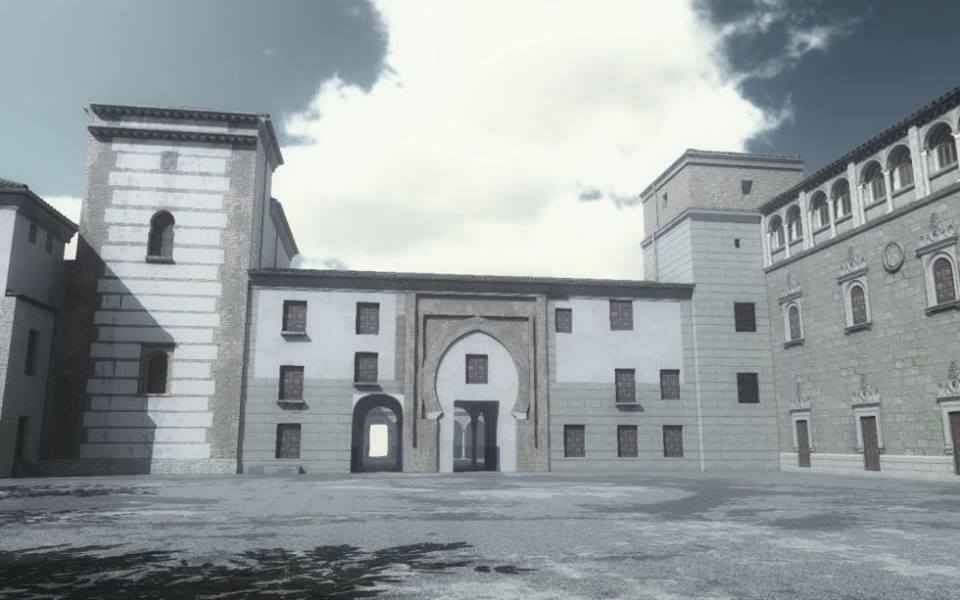 Recreación del Patio de Armas
