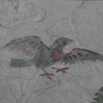 Casa de los Grifos. Uno de los pájaros mitológicos (grifos) que da nombre a la casa.