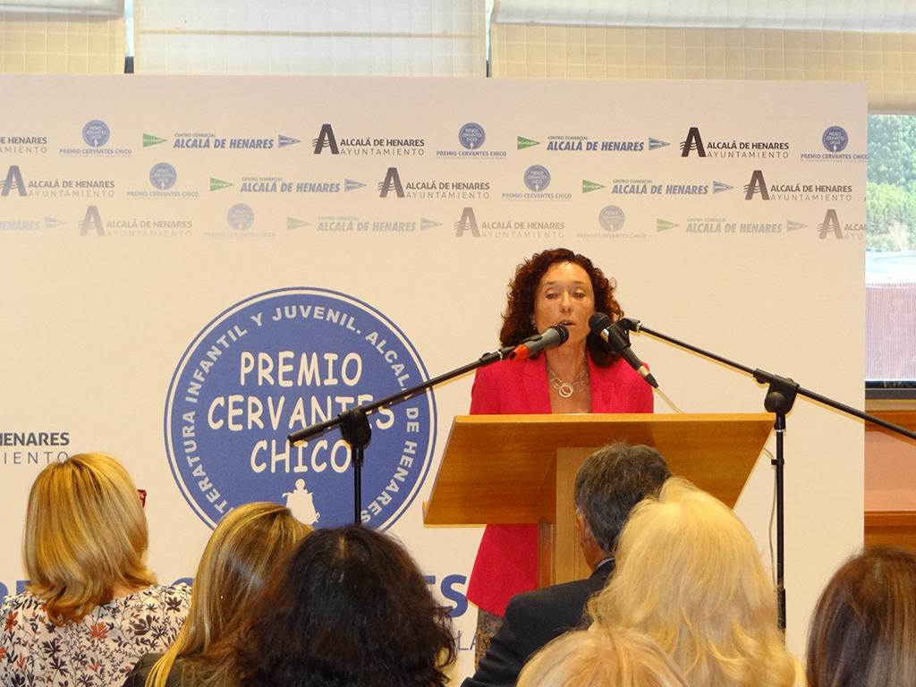 Presentación de Maite Carranza, Premio Cervantes Chico 2014