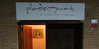 Entrada de Plademunt, el restaurante imaginario