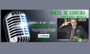 Noche de Comedia con el monologuista Gustavo Biosca en Cá Sancho