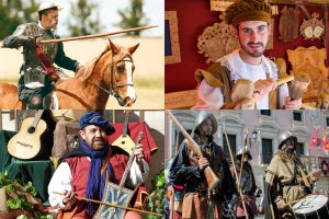 Pregón del Mercado del Siglo de Oro con Don Quijote y Sancho