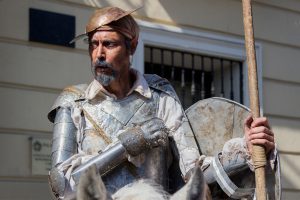 Los desfiles de Don Quijote y Sancho Panza en el Mercado Cervantino