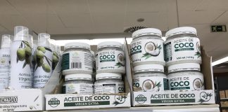 aceite de coco en Mercadona