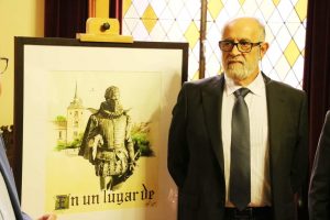 Alcalá cuenta con un nuevo cuadro de Miguel de Cervantes