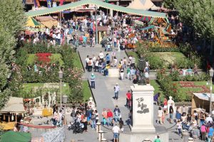 El Mercado Cervantino desde el aire