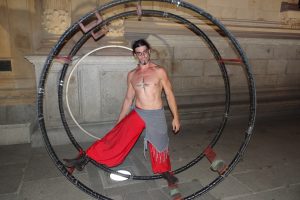La plaza de San Diego se convierte en un circo durante el Mercado Cervantino