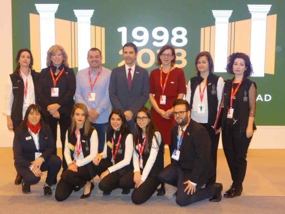 Así es el stand de Alcalá de Henares en FITUR 2018