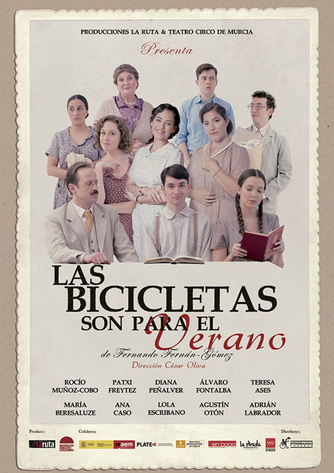 Las bicicletas son para el verano una gran obra del teatro español en el Salón Cervantes Las bicicletas son para el verano una gran obra del teatro español en el Salón Cervantes