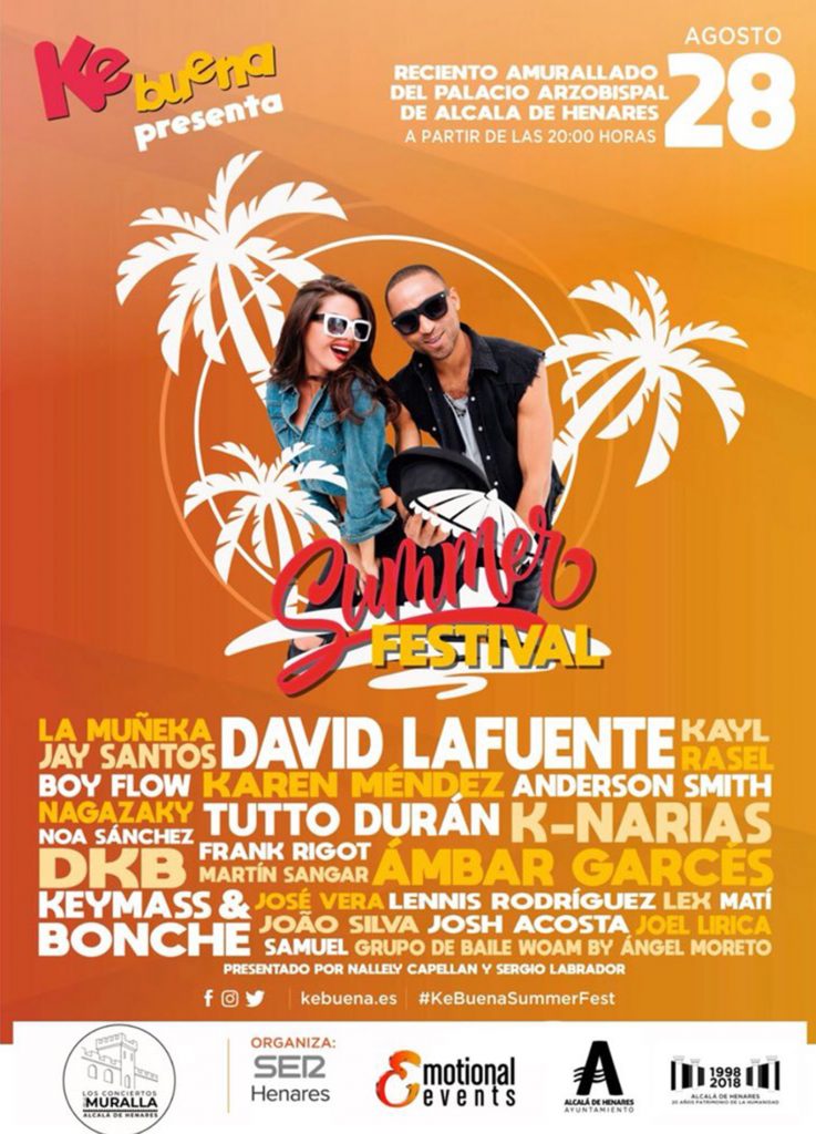 Ke Buena Summer Festival llega a Los Conciertos de la Muralla Dream