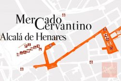 Plano Mercado Cervantino de Alcalá de Henares