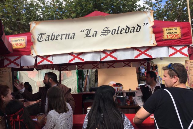 Taberna de la Soledad: la caseta del Mercado Cervantino de la Hermandad de La Soledad