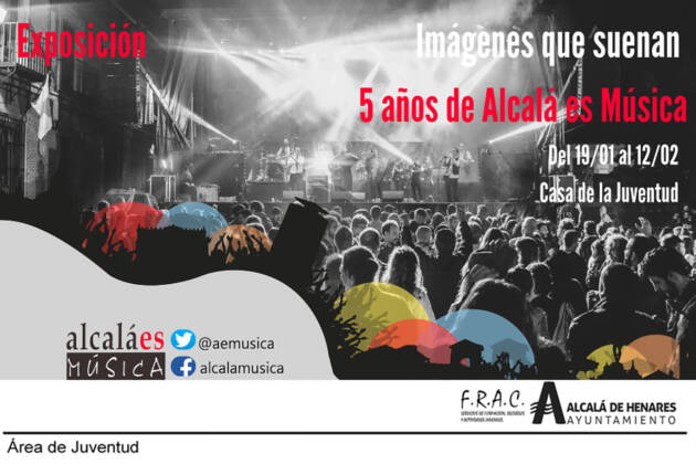 Exposición Imágenes que suenan: cinco años de Alcalá es Música
