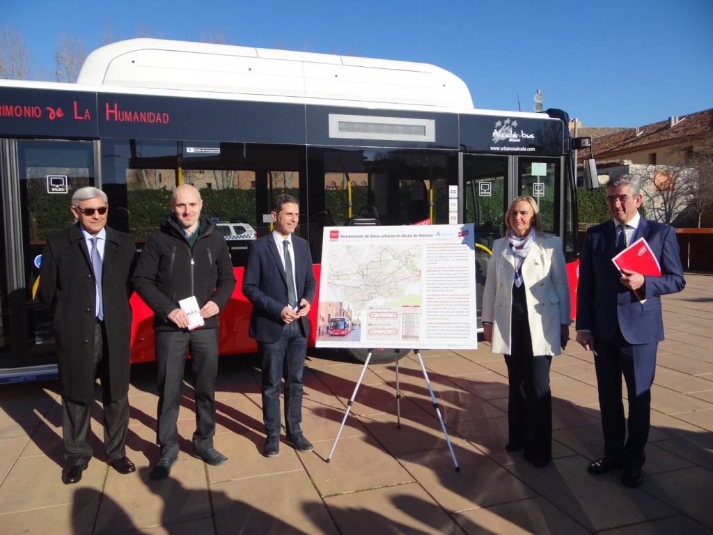 Alcalá de Henares presenta la reordenación de sus líneas de autobuses