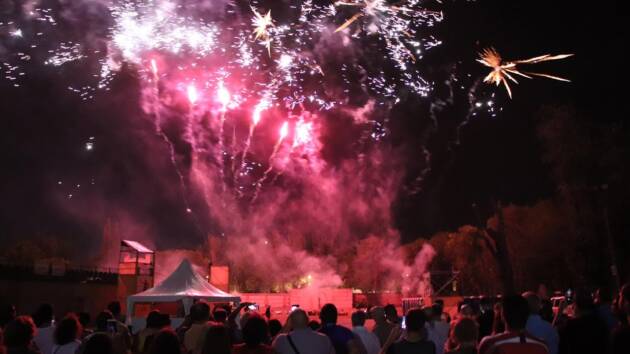 Fuegos artificiales de las Ferias y Fiestas de Alcalá de Henares 2019