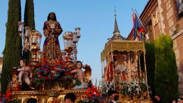 Resumen de la procesión Trinitaria de Medinaceli en la Semana Santa de Alcalá de Henares 2022