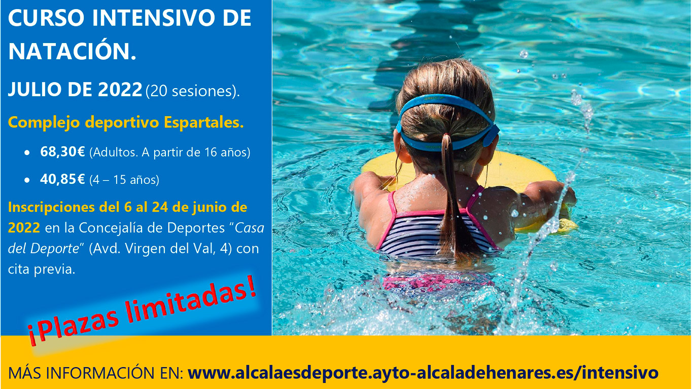Premio patrocinador en el medio de la nada Ya te puedes apuntar al curso intensivo de natación de la piscina de  Espartales - Dream Alcalá
