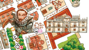 Plano del Mercado Cervantino 2023 de Alcalá de Henares