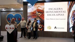Presentación en Fitur 2024 de la escalera monumental del Colegio de Calasanz