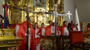 El Cristo de la Agonía tampoco pudo salir por la lluvia en la Semana Santa 2024
