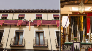El balcón y el escaparate más bonitos de la Semana Santa de Alcalá de Henares 2024