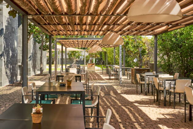 El Hotel PCM Forum Alcalá te ofrece su Terraza jardín con carta de verano y una exclusiva selección de cócteles
