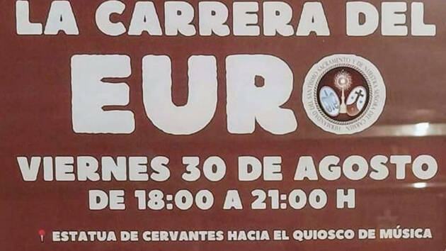 La Carrera del Euro en las Ferias de Alcalá: la fila solidaria de monedas más grande del mundo