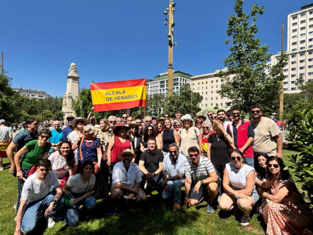 El Partido Popular de Alcalá de Henares respaldó la manifestación por la defensa de la democracia y la igualdad entre españoles