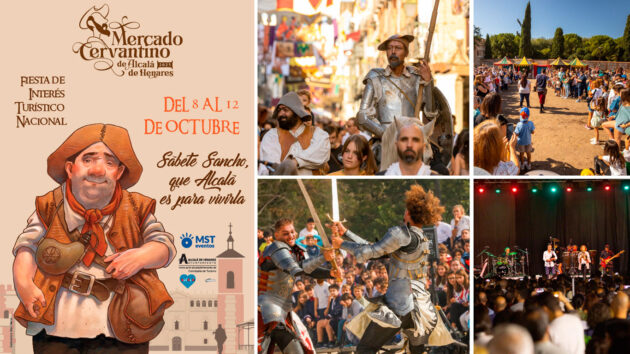 Vuelve el Mercado Cervantino de Alcalá de Henares, del 8 al 12 de octubre de 2025