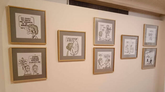 Santa María la Rica inaugura las dos exposiciones de la XXXII Muestra de las Artes del Humor