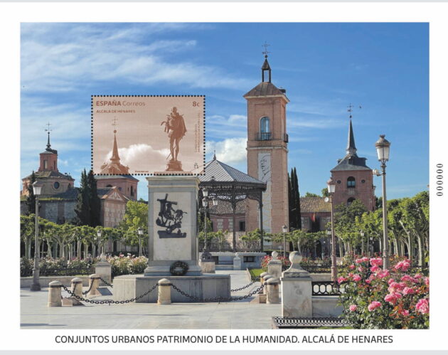 Correos presenta el sello ‘Conjuntos Urbanos Patrimonio de la Humanidad. Alcalá de Henares’