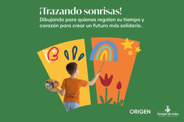 ‘Trazando sonrisas’: los niños de Torrejón de Ardoz homenajean con sus dibujos la labor del voluntariado