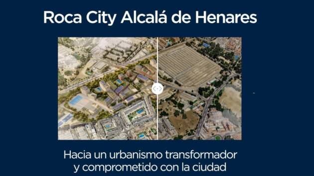 La fábrica de Roca de Alcalá de Henares se convertirá en un nuevo ecobarrio con más de 2.500 viviendas, zonas verdes y aparcamientos