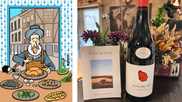 Cena con Cervantes en Plademunt: cena armonizada con las bodegas Alto de Pioz